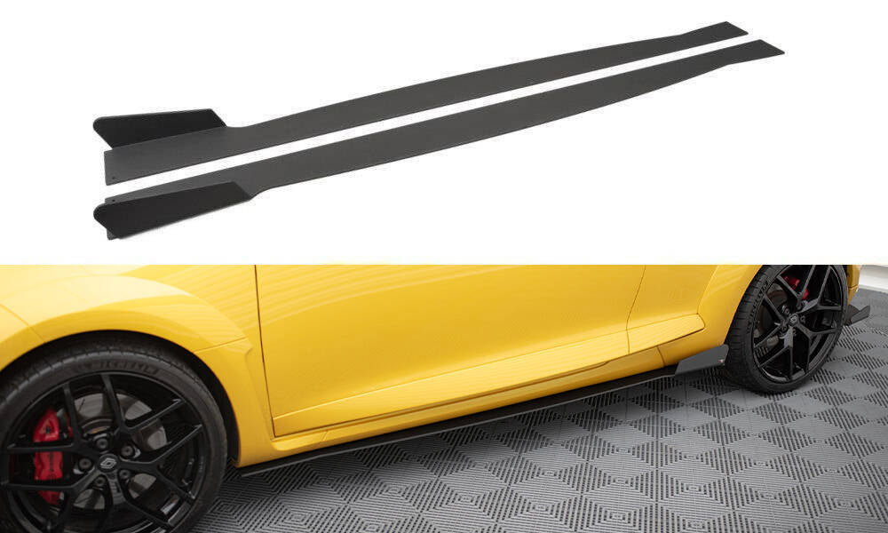 Maxton Design Racing Seitenschweller Ansatz RENAULT MEGANE MK3 RS für Renault Megane RS Mk3