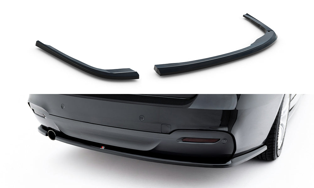 Maxton Design Heck Ansatz Flaps Diffusor V.2 passend für BMW 3er GT M-Paket F34 schwarz Hochglanz