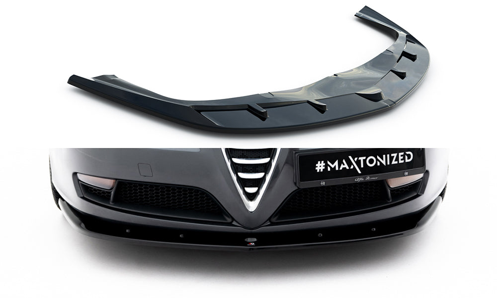 Maxton Design Street+ Spoilerlippe Front Ansatz V.1 passend für Alfa Romeo GT schwarz Hochglanz