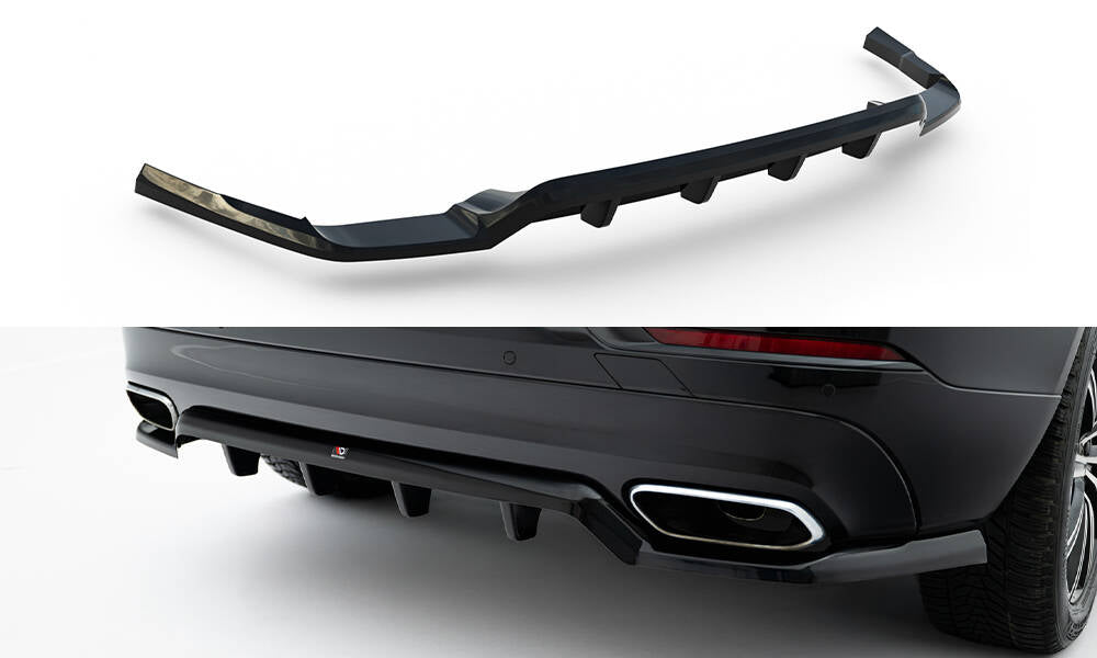 Maxton Design Street+ Mittlerer Diffusor RACE passend für Volvo XC60 Mk2 schwarz Hochglanz