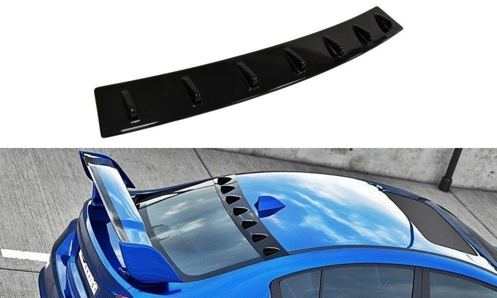 Maxton Design Heckscheiben Spoiler passend für Subaru WRX STI schwarz Hochglanz