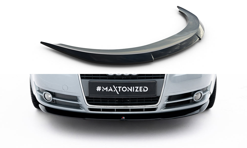 Maxton Design Front Diffuser V.2 Audi A4 B7 schwarz Hochglanz für Audi A4