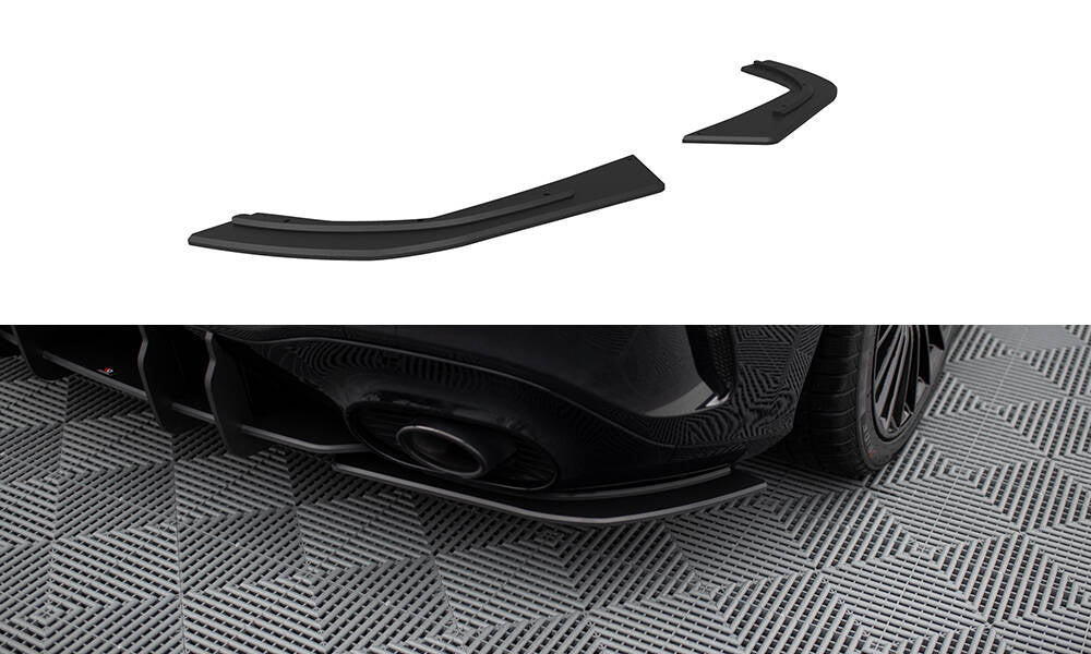 Maxton Design Street Pro Heck Ansatz Flaps Diffusor passend für Mercedes-AMG A35 Hatchback W177