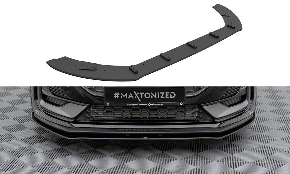 Maxton Design Street Pro Street+ Spoilerlippe Front Ansatz passend für Ford Fiesta ST Mk8 Facelift