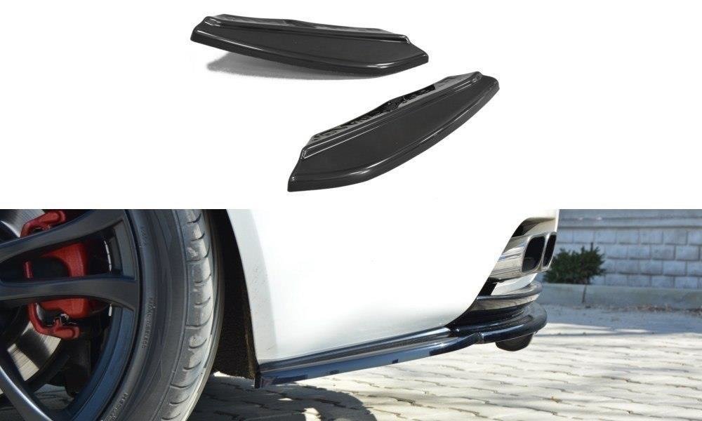 Maxton Design Heck Ansatz Flaps Diffusor passend für Alfa Romeo Brera schwarz Hochglanz