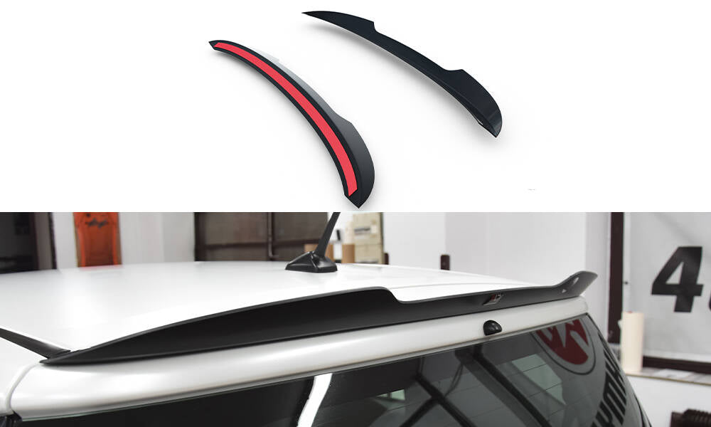 Maxton Design Spoiler CAP passend für Toyota IQ schwarz Hochglanz