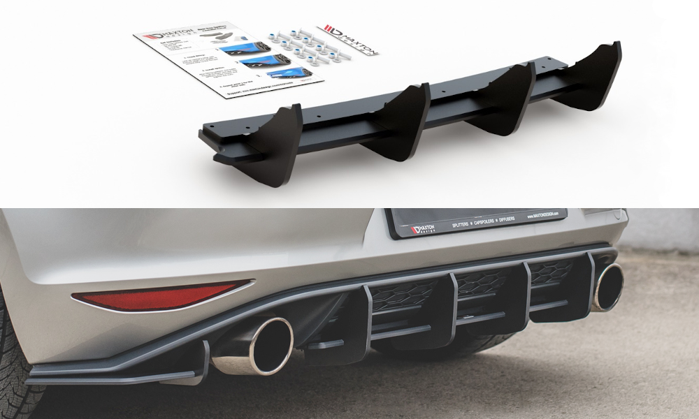 Maxton Design Street Pro Heckschürze V.1 passend für VW Golf 7 GTI