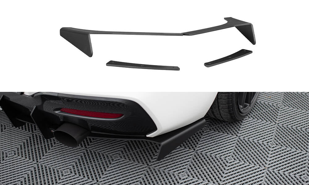 Maxton Design Heck Ansatz Flaps Diffusor passend für BMW 1er F20/F21 M-Power FACELIFT