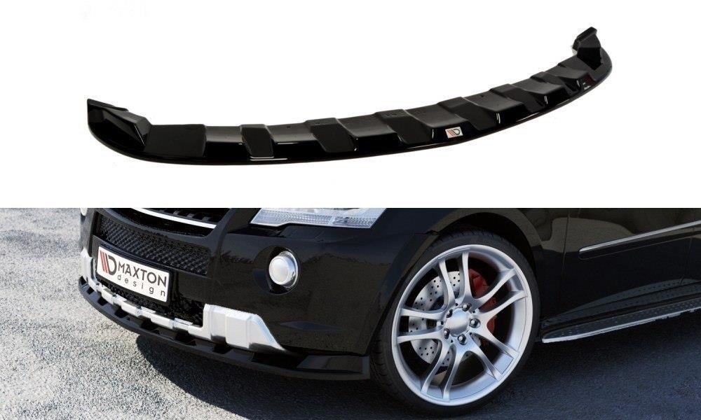 Maxton Design Street+ Spoilerlippe Front Ansatz passend für MERCEDES ML W164 AMG schwarz Hochglanz
