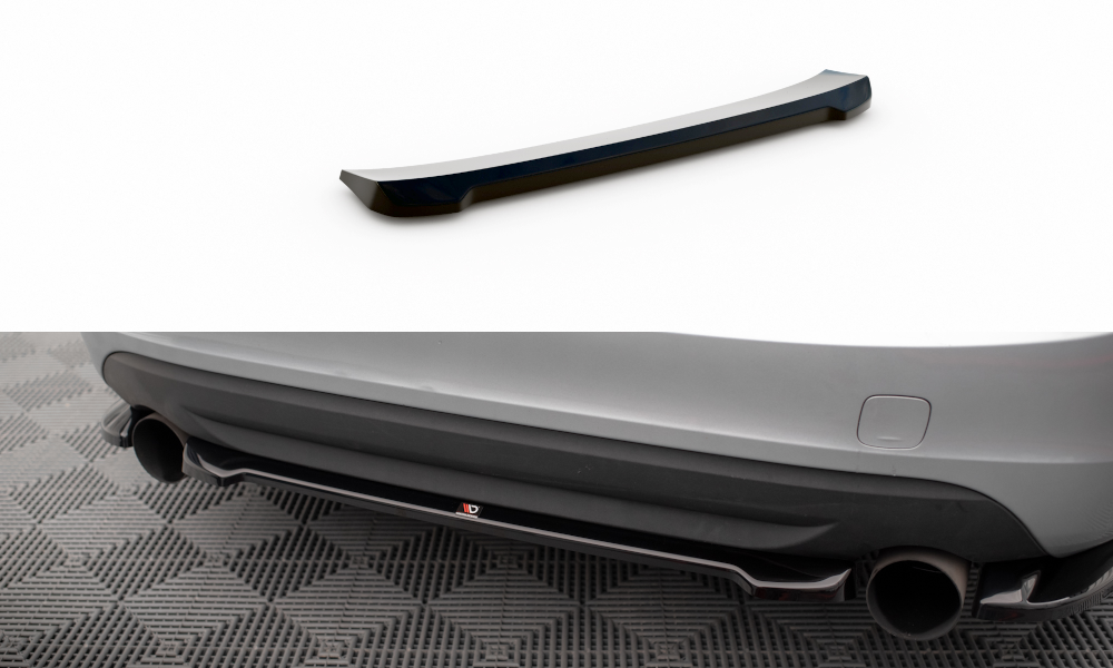 Maxton Design Heckansatz Volvo S60 Mk2 schwarz Hochglanz für Volvo S60 Mk2