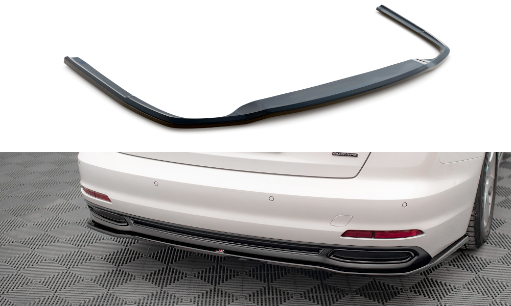 Maxton Design Heckansatz Audi A6 C8 schwarz Hochglanz für Audi A6