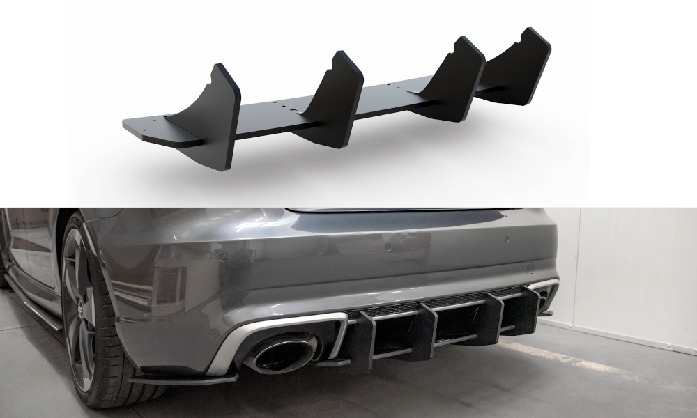 Maxton Design Robuste Racing Heckschürze V.2 passend für Audi RS3 8V Sportback