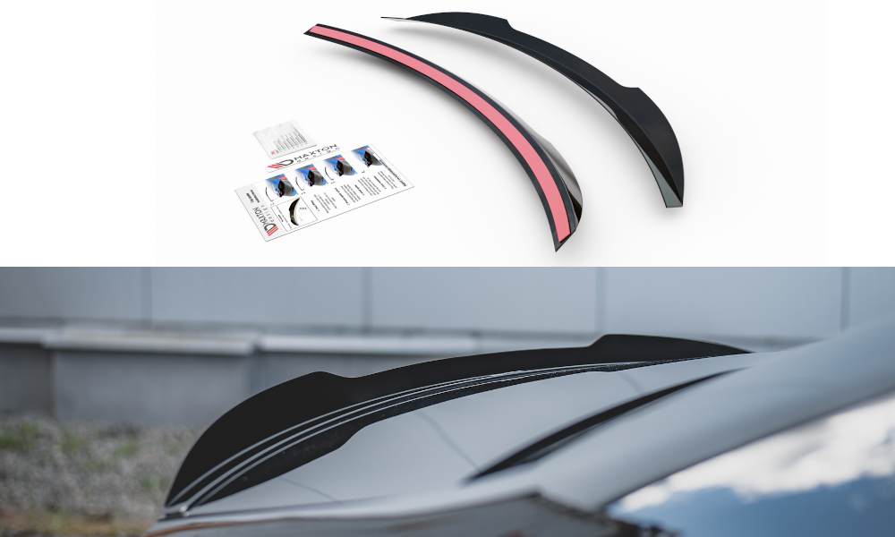 Maxton Design Spoiler CAP passend für Mercedes-AMG CLS 53 C257 schwarz Hochglanz