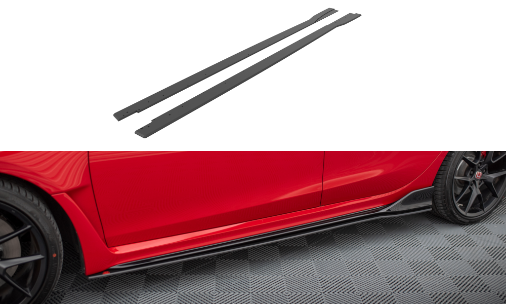 Maxton Design Street Pro Street+ Seitenschweller Leisten passend für Honda Civic Type-R Mk 11