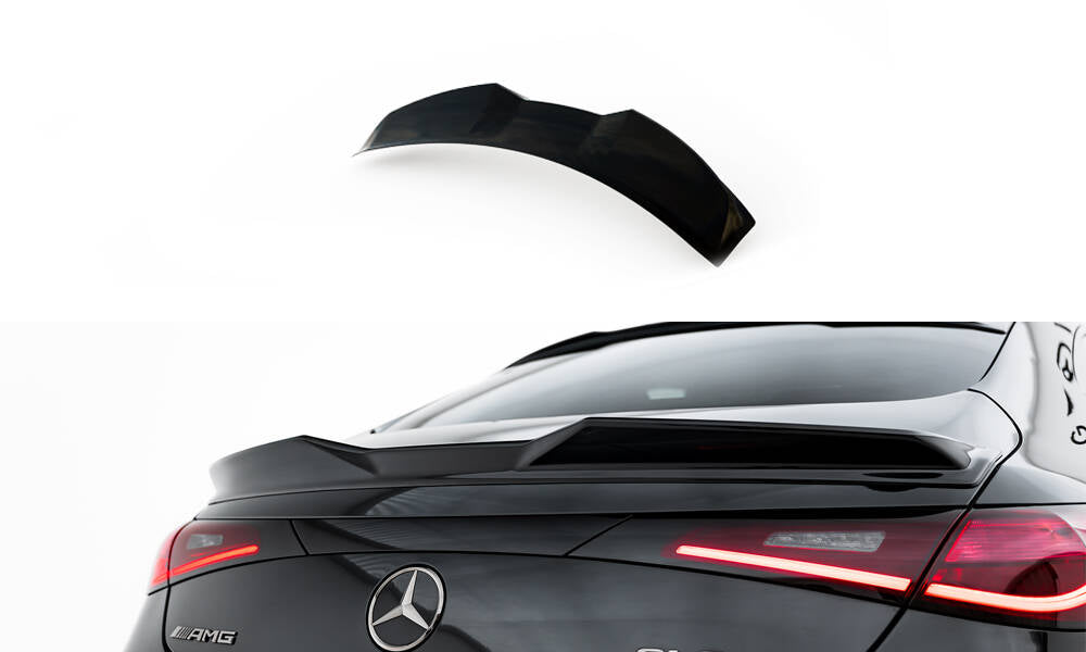 Maxton Design Spoiler CAP 3D passend für Mercedes-AMG CLE 53 Aero C236 schwarz Hochglanz