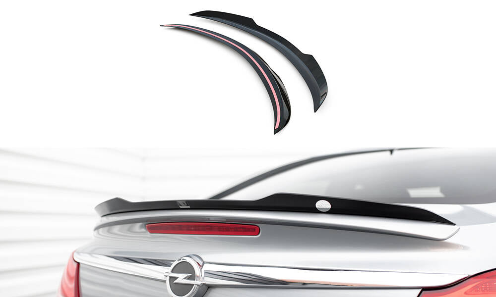 Maxton Design Spoiler CAP passend für Opel Insignia OPC-Line Mk1 schwarz Hochglanz