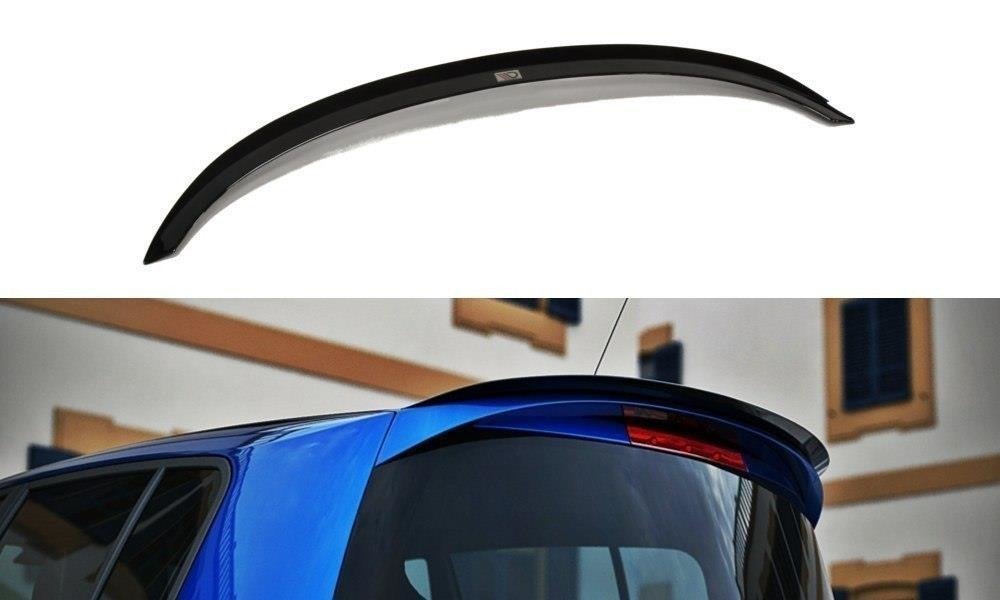 Maxton Design Spoiler CAP passend für RENAULT MEGANE II RS R26 schwarz Hochglanz