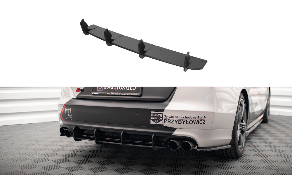 Maxton Design Street Pro Heckschürze passend für Audi S8 D4
