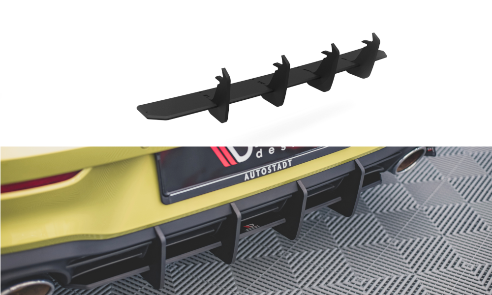 Maxton Design Street Pro Heckschürze V.2 passend für VW Golf GTI Clubsport Mk8