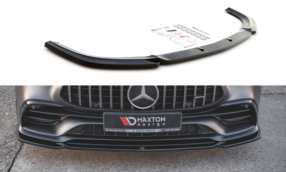 Maxton Design Front Ansatz V.1 für Mercedes-AMG GT 53 4-Door Coupe schwarz matt