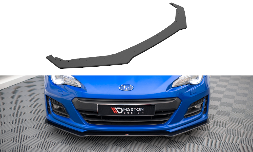 Maxton Design Street Pro Street+ Spoilerlippe Front Ansatz passend für Subaru BRZ Mk1 Facelift