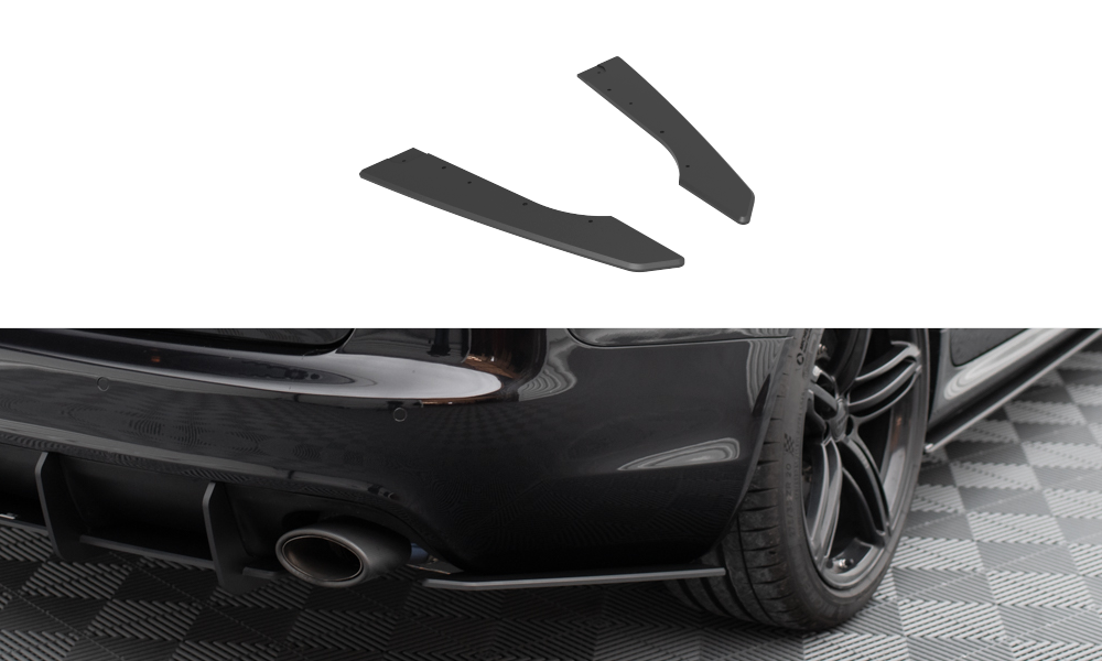 Maxton Design Street Pro Heck Ansatz Flaps Diffusor passend für Audi RS6 Avant C6