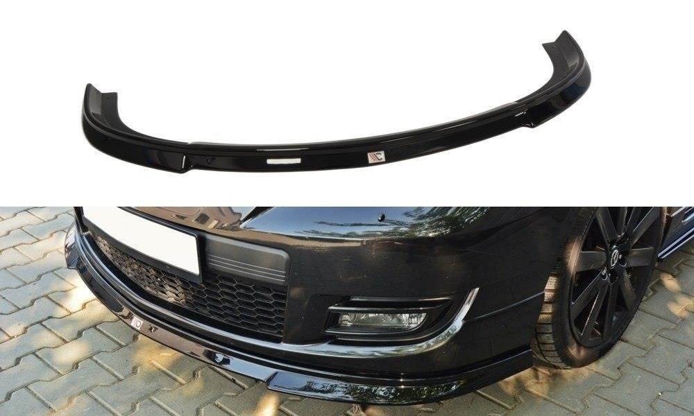 Maxton Design Street+ Spoilerlippe Front Ansatz passend für Mazda 3 MPS Mk1 schwarz Hochglanz