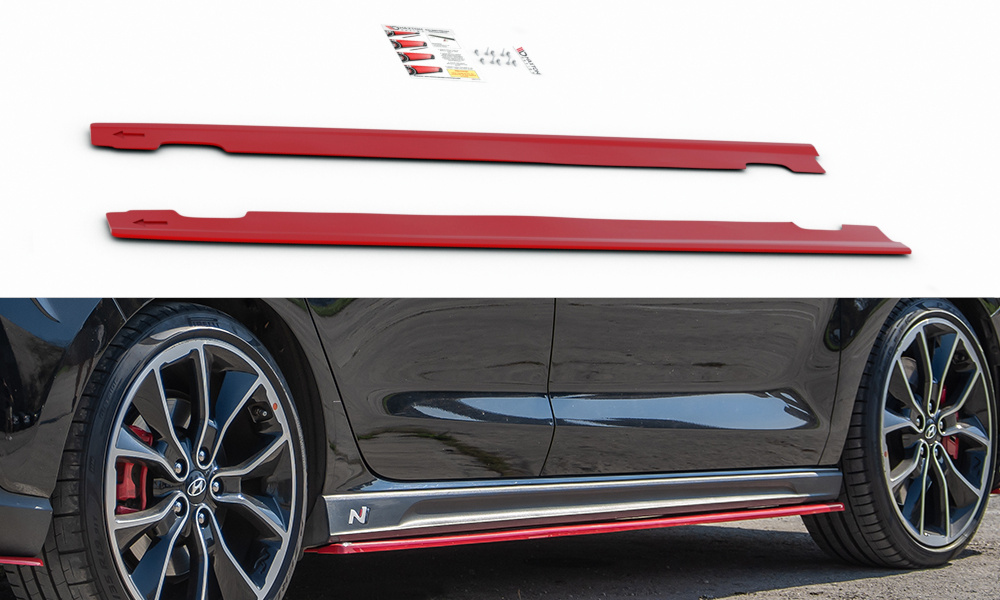 Maxton Design Seitenschweller Ansatz für V.3 für Hyundai I30 N Mk3