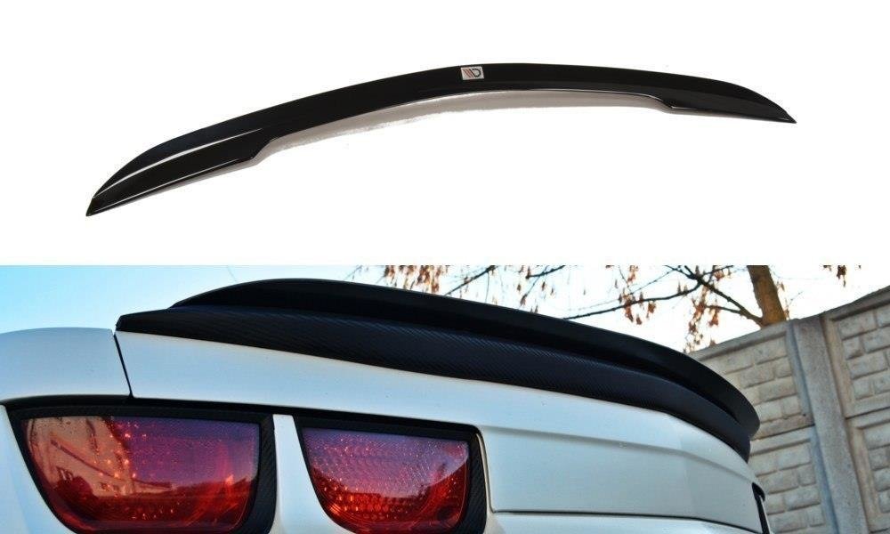 Maxton Design Spoiler CAP passend für Chevrolet Camaro Standard Mk5 schwarz Hochglanz