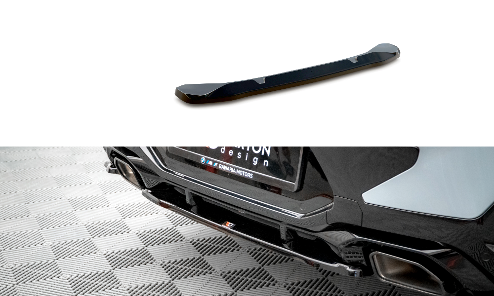 Maxton Design Heckansatz BMW X4 M-Paket G02 Facelift schwarz Hochglanz für BMW X4 G02 Facelift