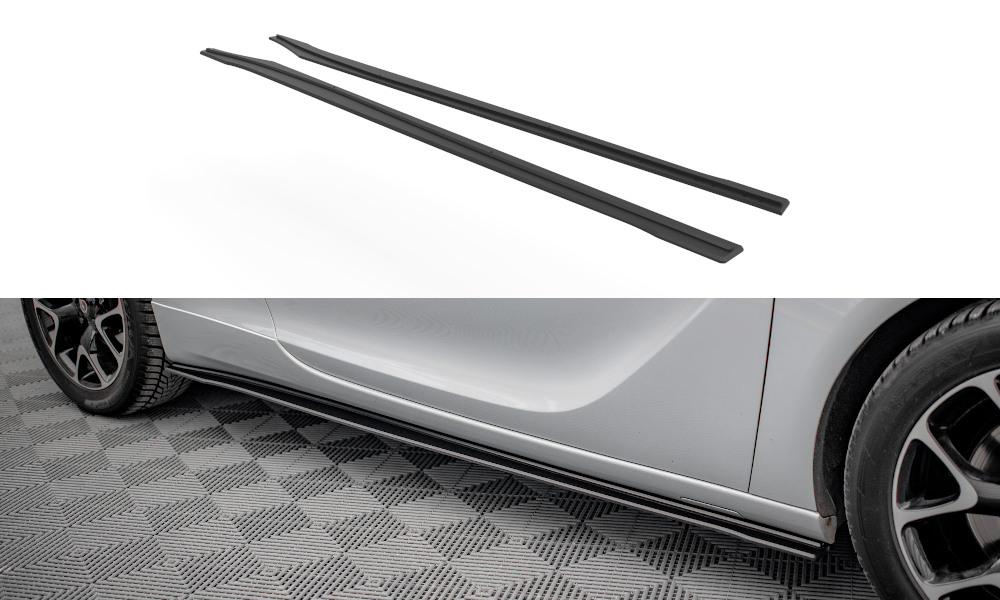 Maxton Design Street Pro Street+ Seitenschweller Leisten passend für Opel Astra GTC OPC-Line J