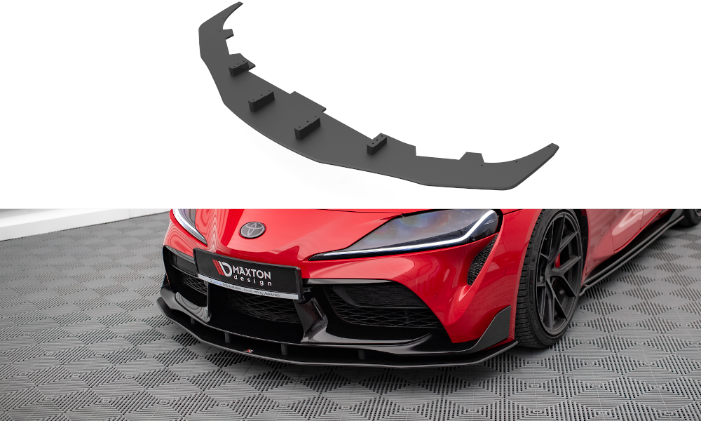 Maxton Design Street Pro Street+ Spoilerlippe Front Ansatz passend für Toyota Supra Mk5