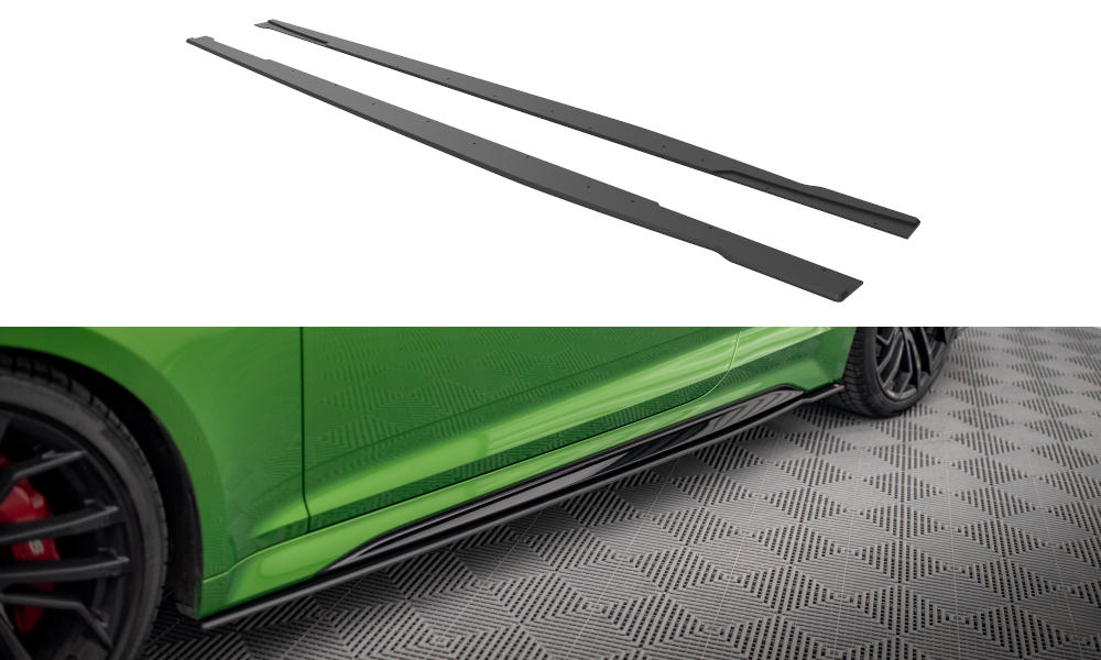 Maxton Design Street Pro Street+ Seitenschweller Leisten passend für Audi RS5 Coupe F5 Facelift