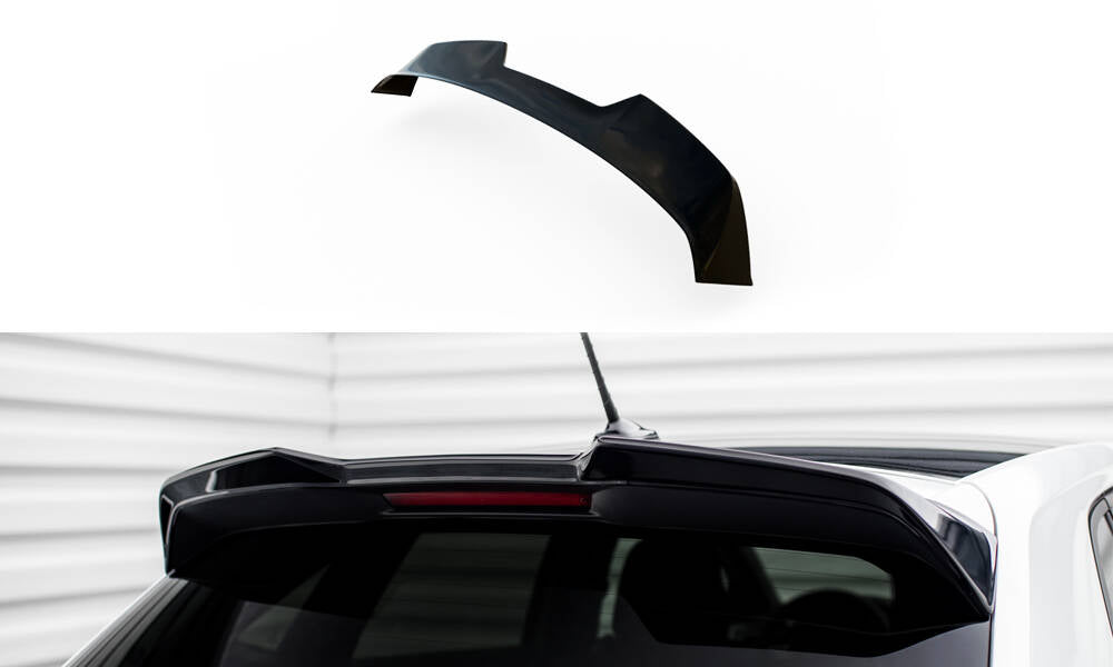 Maxton Design Spoiler CAP 3D passend für VW Polo GTI Mk6 schwarz Hochglanz