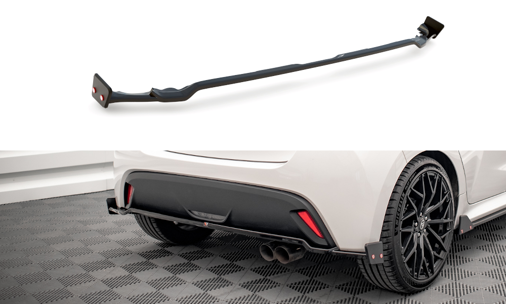 Maxton Design Heckansatz V.1 + Flaps Toyota Yaris Mk4 für Toyota Yaris Mk4