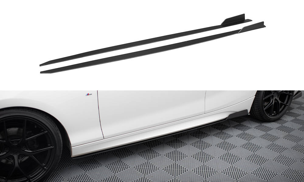 Maxton Design Street+ Seitenschweller Leisten passend für BMW 1er M135i / M140i / M-Paket F21