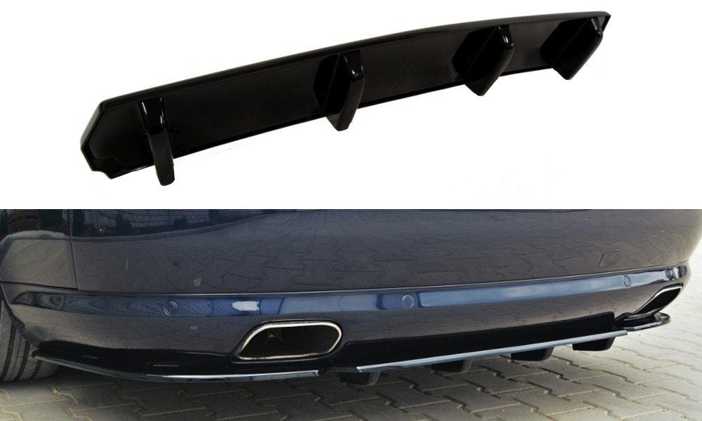Maxton Design Heckansatz Audi A8 W12 D3 DTM LOOK schwarz Hochglanz für Audi A8