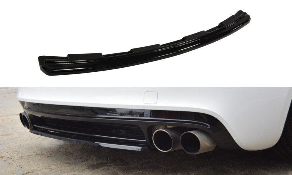 Maxton Design Heckansatz Audi TT S 8J schwarz Hochglanz für Audi TT