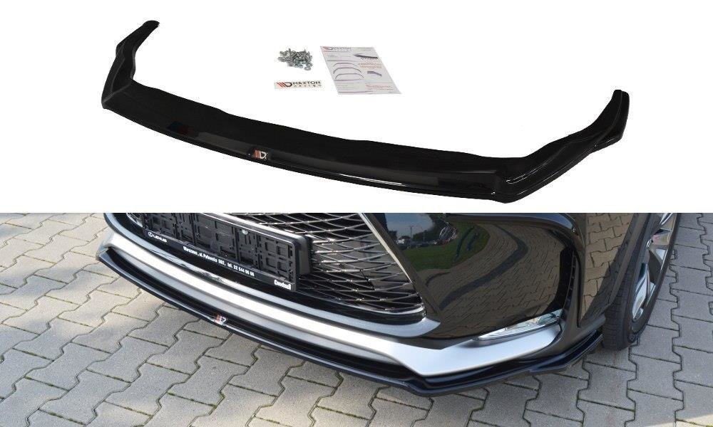 Maxton Design Front Ansatz V.1 für Lexus NX Mk1 F-Sport schwarz matt