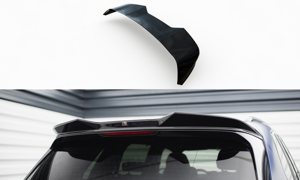 Maxton Design Spoiler CAP 3D V.2 passend für BMW X5 M-Paket G05 schwarz Hochglanz