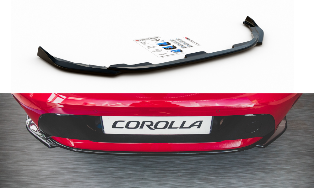 Maxton Design Heckansatz Toyota Corolla XII Hatchback schwarz Hochglanz für Toyota Corolla XII [2019- 2023]