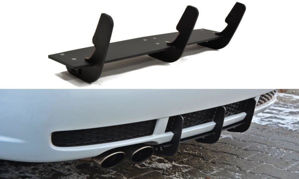 Maxton Design Diffusor Heck Ansatz passend für Heckschürze passend für AUDI RS4 B5