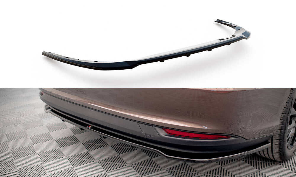 Maxton Design Street+ Mittlerer Diffusor RACE passend für Fiat Tipo S Limousine Mk1 schwarz Hochglanz