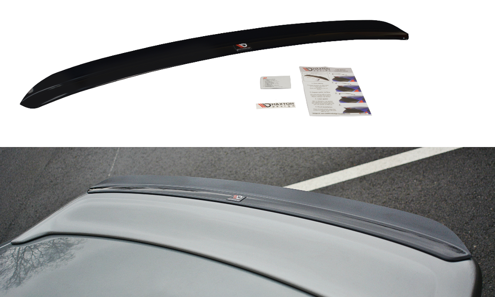 Maxton Design Spoiler CAP passend für INFINITI G35 COUPE schwarz Hochglanz