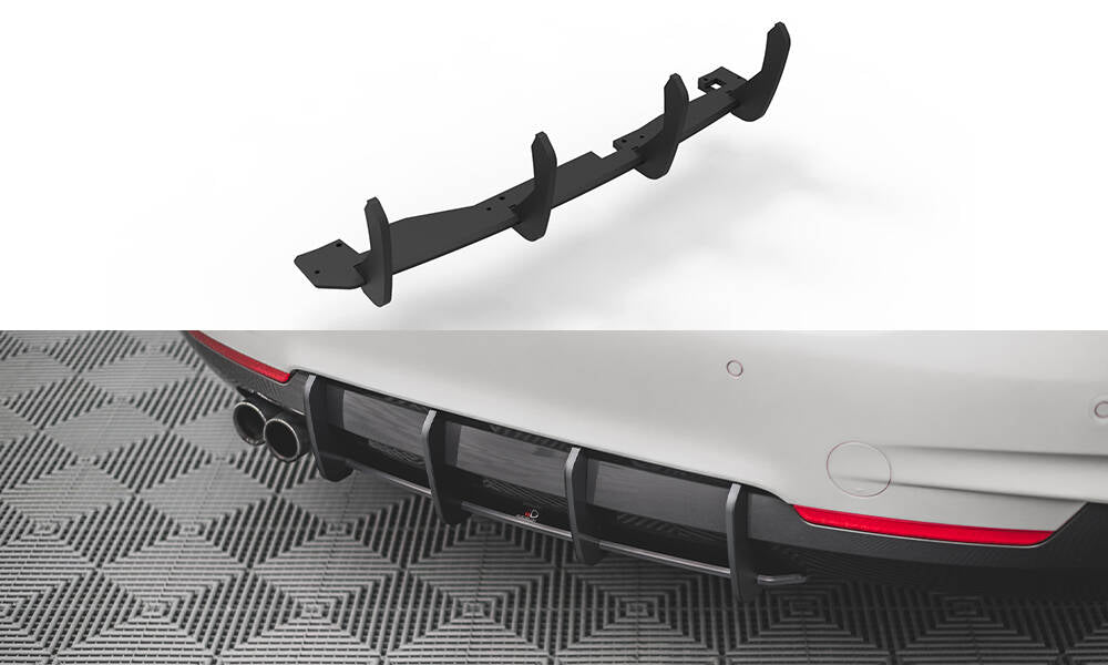Maxton Design Street Pro Heckschürze V.1 passend für BMW 4er M-Paket F32