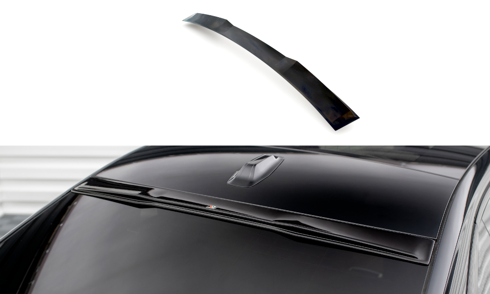 Maxton Design Heckscheiben Spoiler passend für BMW 7 G70 schwarz Hochglanz