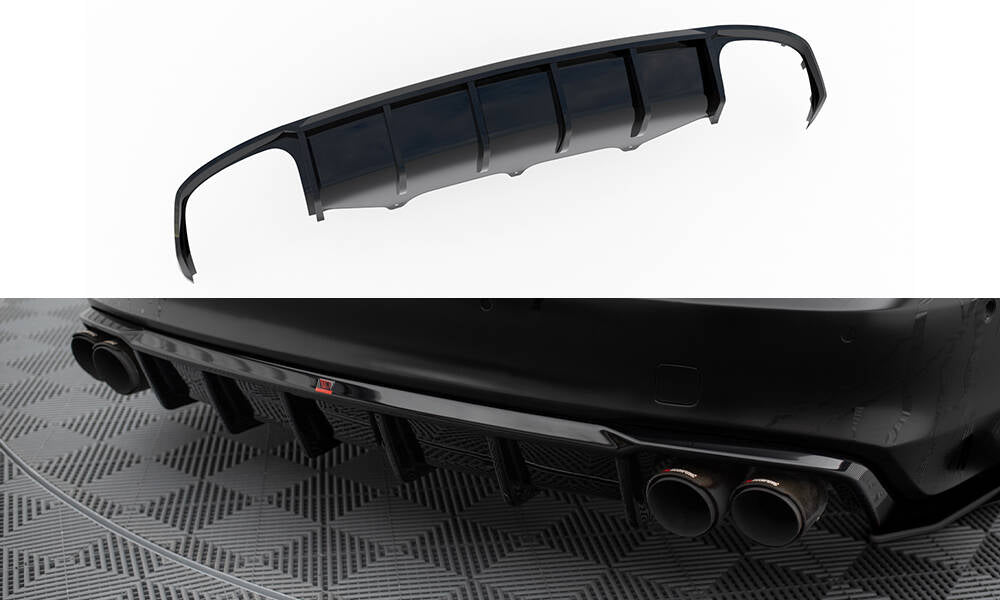 Maxton Design Diffusor Heck Ansatz passend für Audi S7 C7