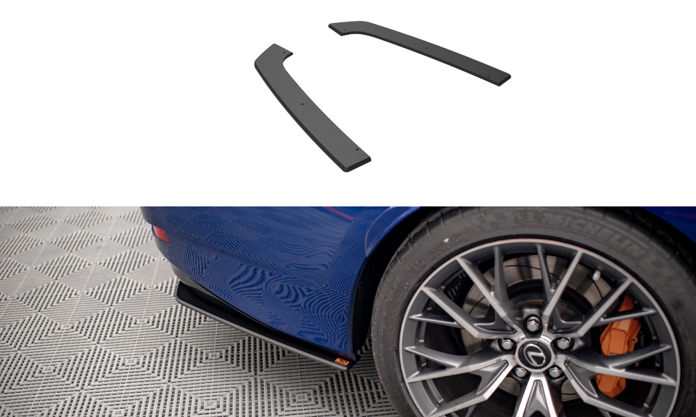Maxton Design Street Pro Heck Ansatz Flaps Diffusor passend für Lexus GS F Mk4 Facelift