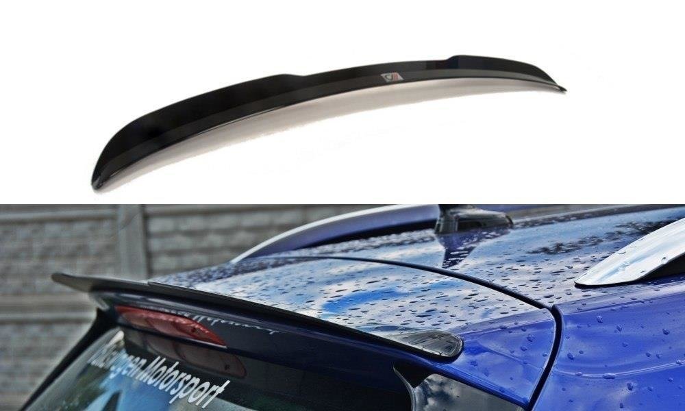 Maxton Design Spoiler CAP passend für VW Golf Variant Mk7 schwarz Hochglanz