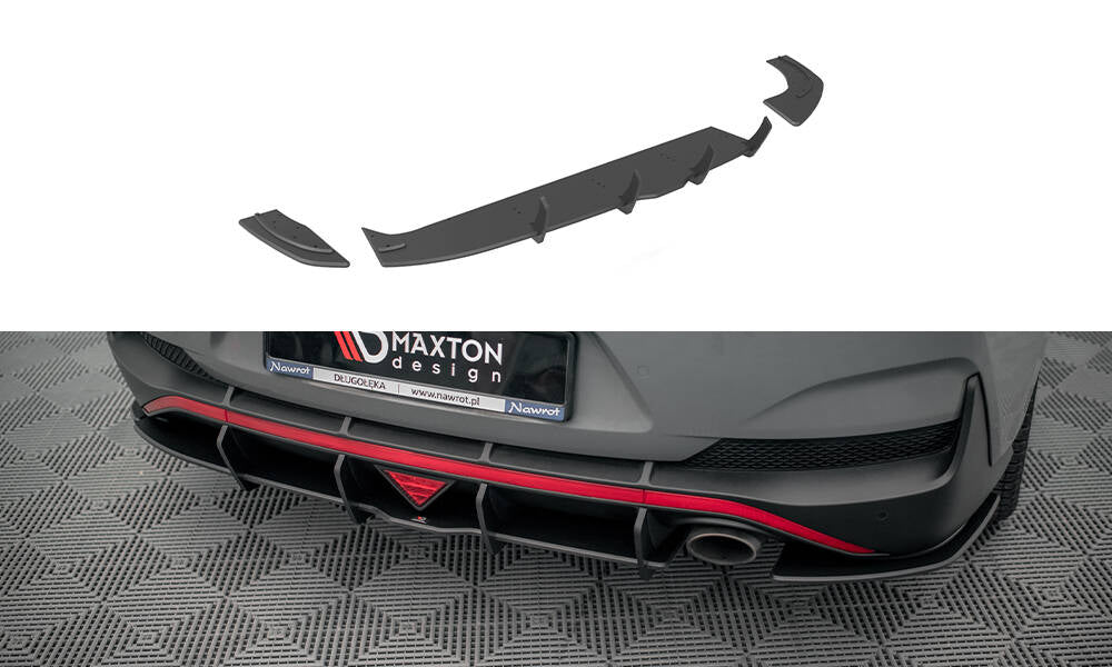 Maxton Design Street Pro Heckschürze passend für Hyundai I30 Fastback N-Line Mk3 Facelift